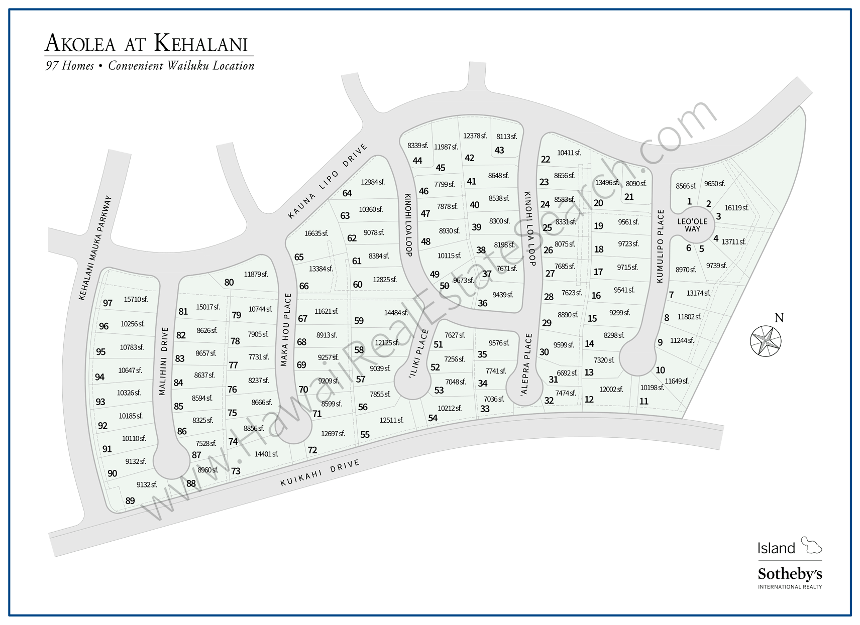 Akolea at Kehalani Neighborhood Map